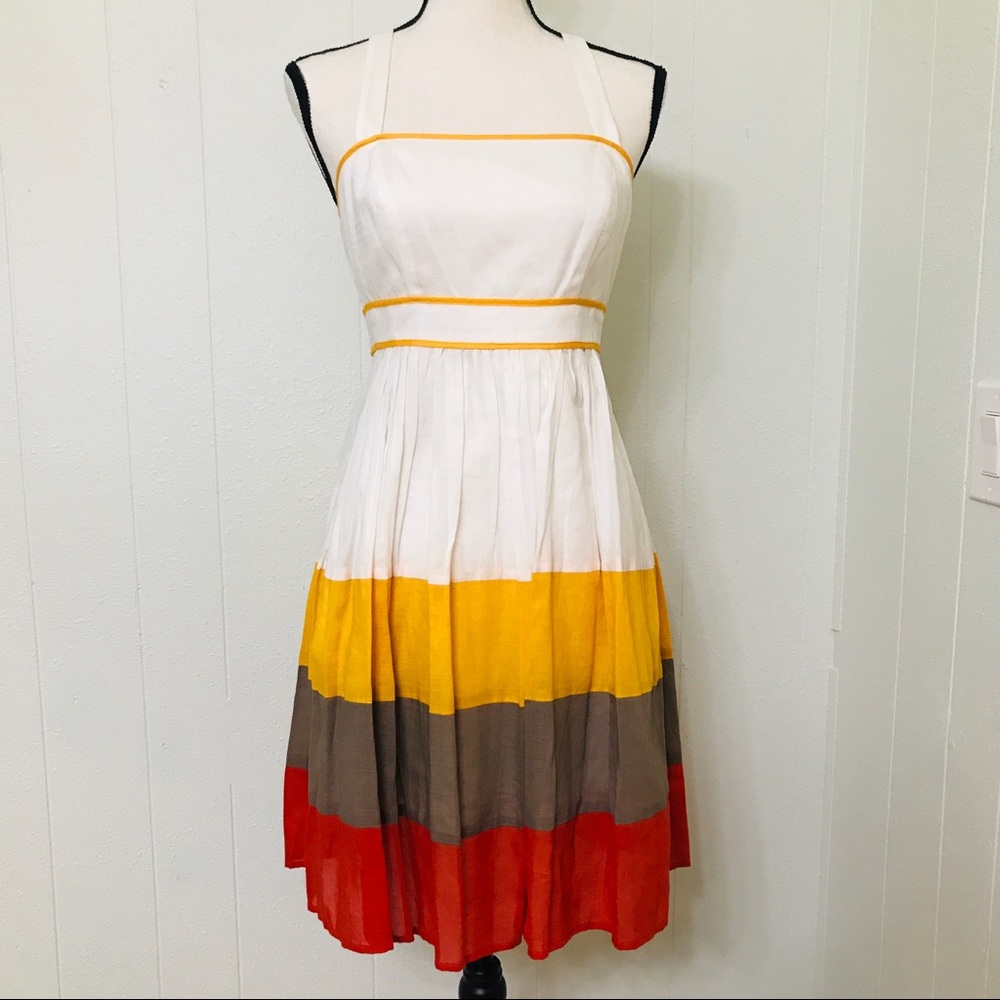 Color block summer dress